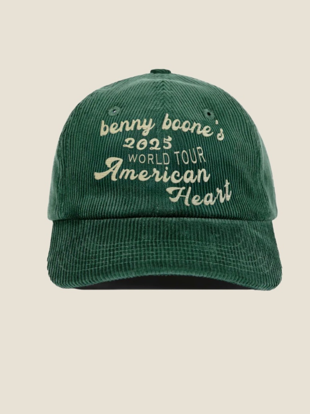 Authentic, Benson Boone, American Heart Tour Hat, NWT!